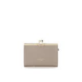 グレージュ | フラワーモチーフ 折財布 | Samantha Thavasa Petit Choice