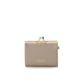 グレージュ | フラワーモチーフ ミニ財布 | Samantha Thavasa Petit Choice