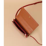 クロスロゴ型押しデザイン ウォレットショルダー | Samantha Thavasa | 詳細画像3 