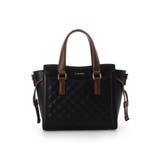 ブラック | キルティングバイカラーハンドバッグ | & chouette