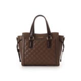 グレージュ | キルティングバイカラーハンドバッグ | & chouette