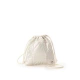 ホワイト | メタリックカラーキルティングショルダーバッグ | & chouette