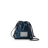 ネイビー | メタリックカラーキルティングショルダーバッグ | & chouette