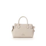 オフホワイト | スクエアリボンハンドバッグ | SAMANTHAVEGA