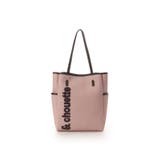 ピンクベージュ | キャンバス風バイカラートートバッグ | & chouette