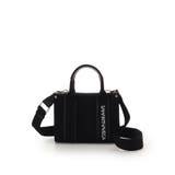 ブラック | 新色ロゴテープキャンバスショルダーバッグ（ミニ） | SAMANTHAVEGA