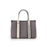 グレー | 新色ロゴテープキャンバスハンドバッグ（小） | SAMANTHAVEGA