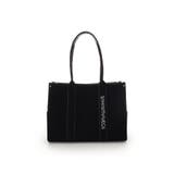 ブラック | 新色ロゴテープキャンバスA4トートバッグ | SAMANTHAVEGA