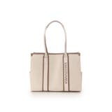 オフホワイト | 新色ロゴテープキャンバスA4トートバッグ | SAMANTHAVEGA