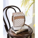 オフホワイト | モノグラム スクエアショルダーバッグ | & chouette