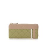 グリーン | 型押しモノグラム スポーティーラインラウンド長財布 | & chouette