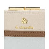 ベルトデザイン バイカラー口金折財布 | & chouette | 詳細画像24 