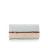 ライトブルー | ベルトデザイン バイカラーかぶせ長財布 | & chouette