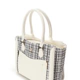 新色ツイードダイヤカットハンドバッグ | SAMANTHAVEGA | 詳細画像10 