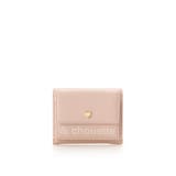 ピンク | ドットロゴデザイン折財布 | & chouette