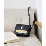 ブラック | パナマ風ベルト金具ショルダーバッグ | SAMANTHAVEGA