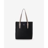 ブラック | ★10周年記念★バイカラー縦型シンプルトート | & chouette