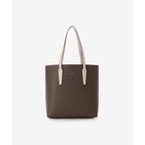 ダークブラウン | ★10周年記念★バイカラー縦型シンプルトート | & chouette