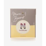 オフホワイト | イニシャルハンカチタオル N | & chouette