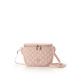 ピンク | ダブルステッチダイヤキルトショルダーバッグ | SAMANTHAVEGA