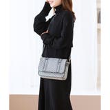 ステッチワークジャガード ショルダーバッグ | Samantha Thavasa | 詳細画像9 