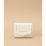 オフホワイト | スマートレザー三つ折り財布 | Samantha Thavasa