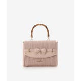 ピンク | マテリアルアクセントリボンショルダーバッグ | SAMANTHAVEGA