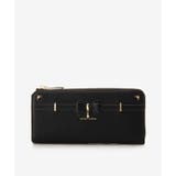 ブラック | アクセントリボン 長財布 | SAMANTHAVEGA