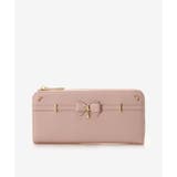 ピンクベージュ | アクセントリボン 長財布 | SAMANTHAVEGA