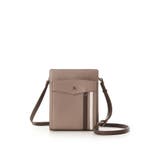 グレージュ | スポーティーライン縦型スクエアショルダーバッグ | & chouette