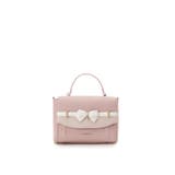 ピンク | バイカラーアクセントリボンショルダーバッグ | SAMANTHAVEGA