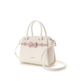 バイカラーアクセントリボンハンドバッグ | SAMANTHAVEGA | 詳細画像10 