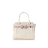 バイカラーアクセントリボンハンドバッグ | SAMANTHAVEGA | 詳細画像9 