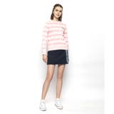ピンク | ボーダーニットプルオーバー | Samantha GOLF
