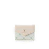 イエローグリーン | モノグラム レター型ミニ折財布 | & chouette