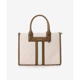 オフホワイト | 型押しモノグラム センターライントートバッグ(小) | & chouette