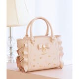 ピンク | サイドレースアップリボンビジューミニフラッター | SAMANTHAVEGA