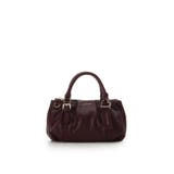 ワインレッド | タックデザインソフトレザーハンドバッグ | Samantha Thavasa