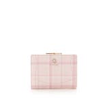 ピンク | チェックビジュー折財布 | & chouette