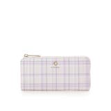 ラベンダー | チェックビジュー長財布 | & chouette