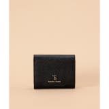 ブラック | シンプルラメ 三つ折り財布 | Samantha Thavasa