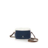 インディゴ | デニム ステッチデザインショルダーバッグ | & chouette