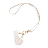 オフホワイト | ハートコレクション スマホストラップ | Samantha Thavasa Petit Choice