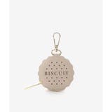 ベージュ | ビスケット型ミニポーチ《ミニポーチシリーズ》 | & chouette