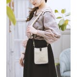 パンチングデザイン スクエアショルダーバッグ | Samantha Thavasa | 詳細画像23 