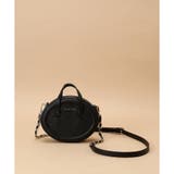 ブラック | シンプルサークル型 レザーミニショルダーバッグ | Samantha Thavasa