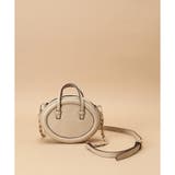 ベージュ | シンプルサークル型 レザーミニショルダーバッグ | Samantha Thavasa