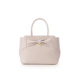 ピンク | リボンモチーフ スプリットレザーハンドバッグ | Samantha Thavasa