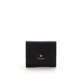 ブラック | プチハート金具折財布 | Samantha Thavasa Petit Choice