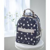 ネイビー | デイジーモチーフリュック | & chouette